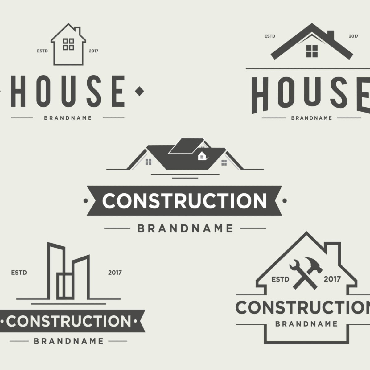 Construction Company Logo Ideas