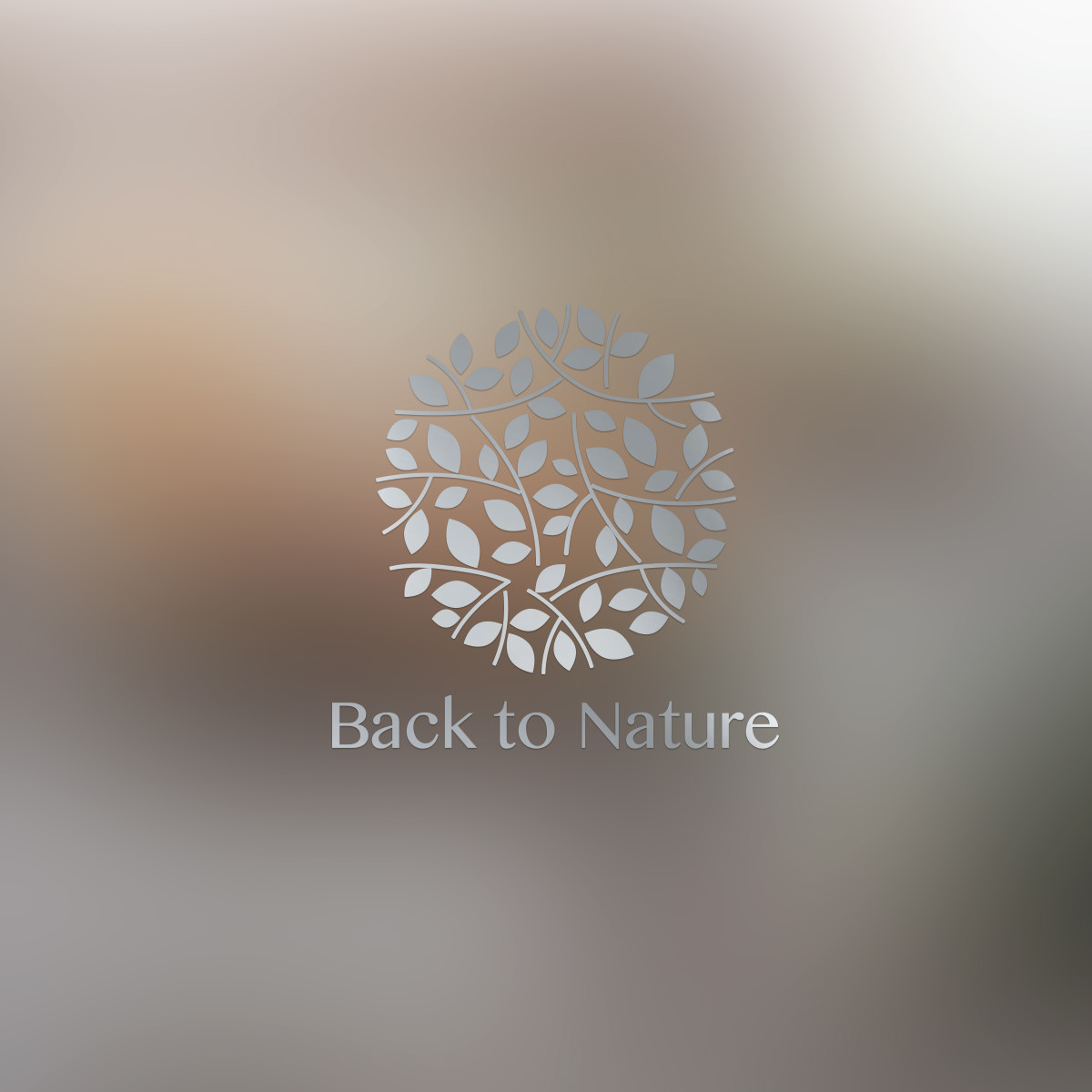 Sustainable serveware logo design for back to nature