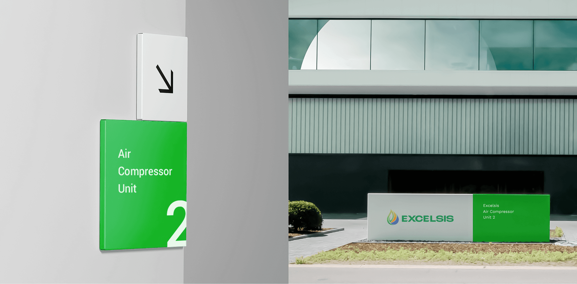 Signage Design for Excelsis Business Solutions
