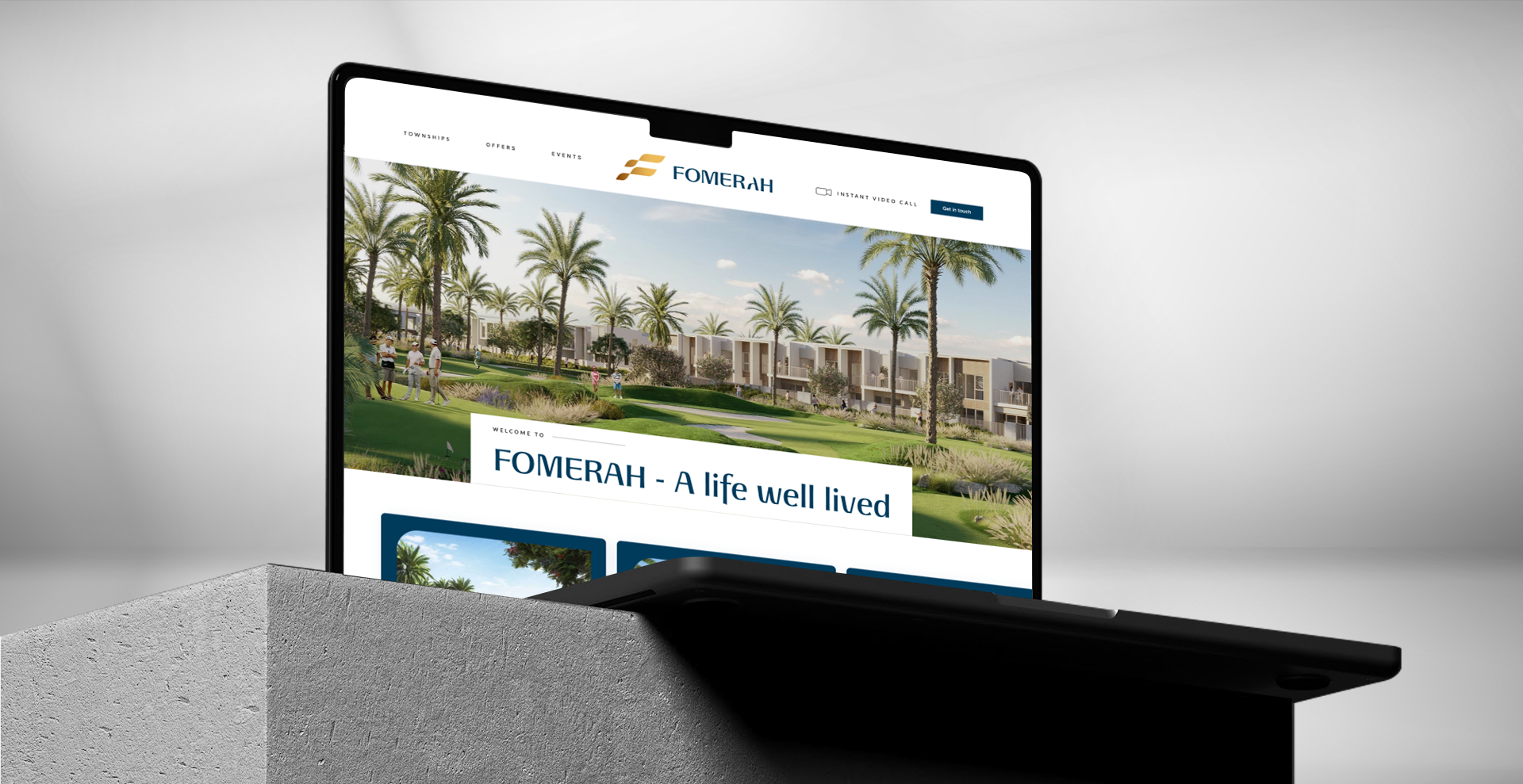 Fomerah Website Design by Vowels