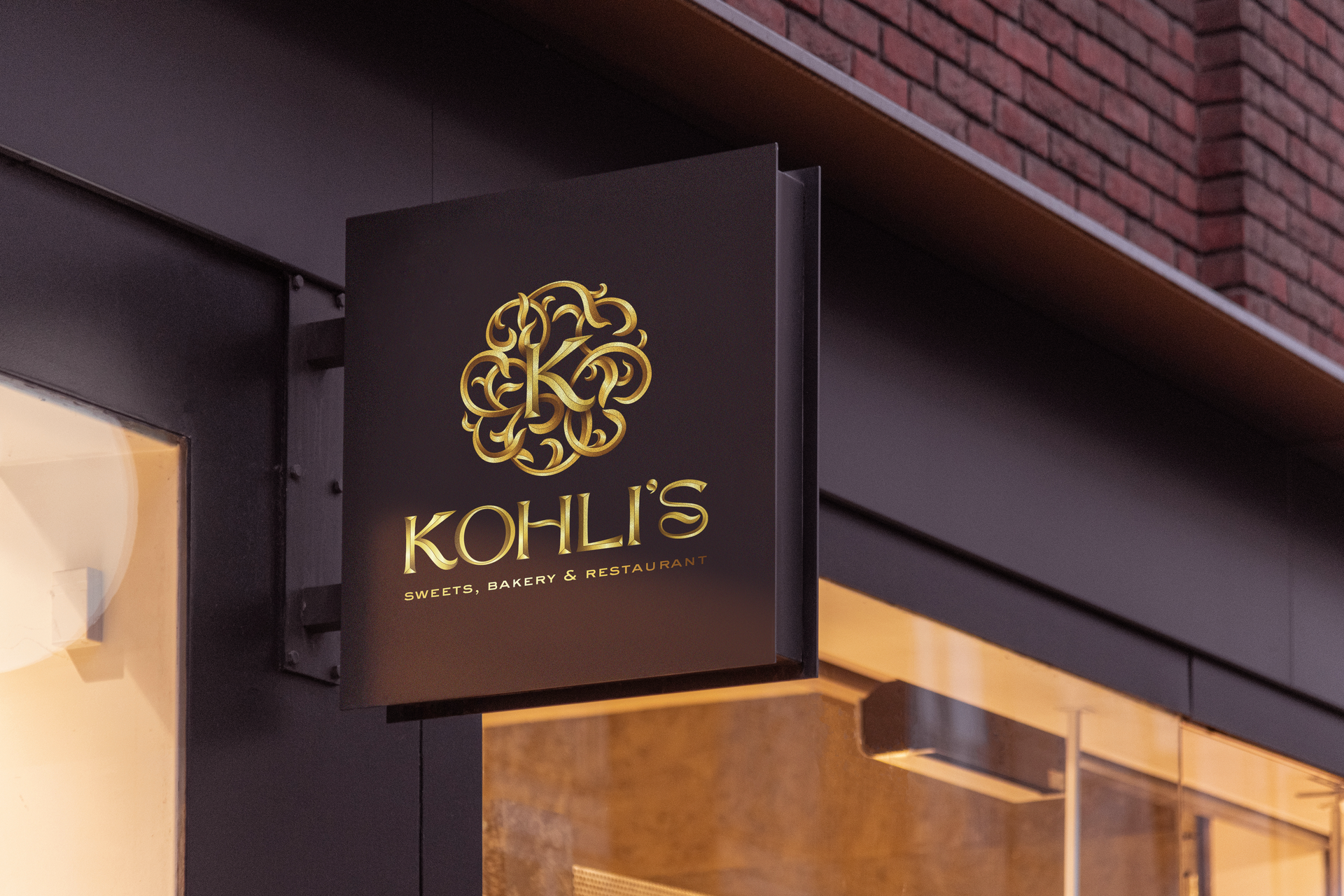 Signage Design for Kohli's Sweets, Bakery & Restaurant