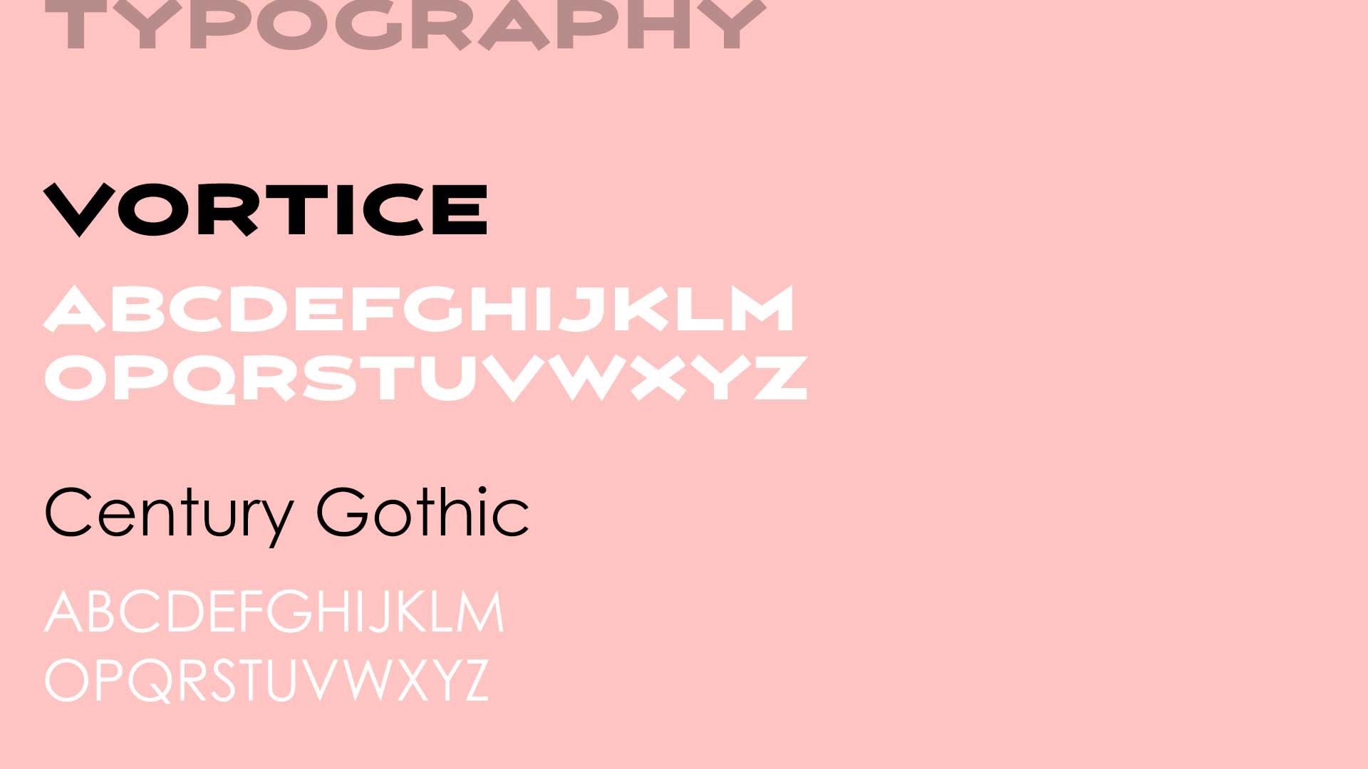 The Fashion Net Typography