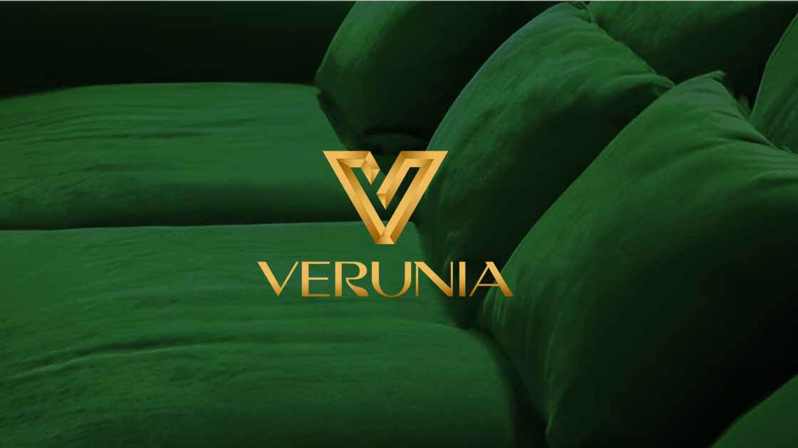 verunia dubai furniture company logo design by vowels